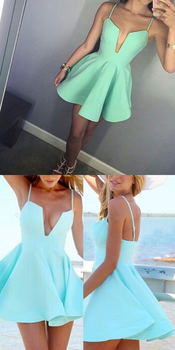 زفاف - Short Homecoming Dresses,mint Green