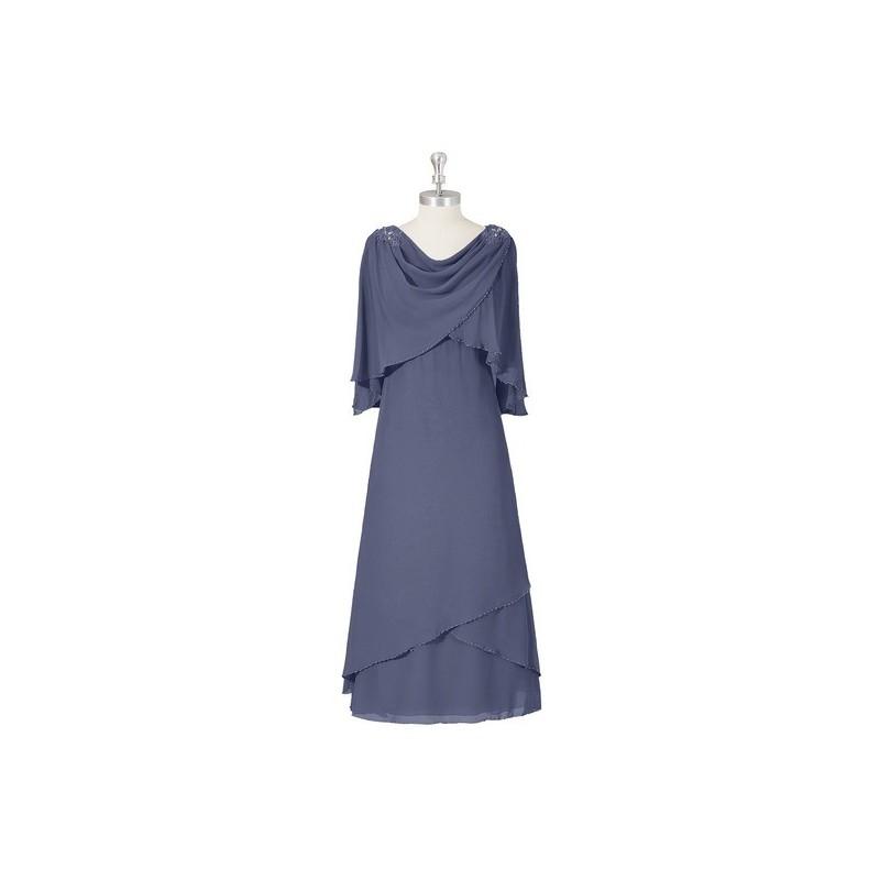زفاف - Stormy Azazie Cristina MBD - Side Zip Chiffon Cowl Tea Length Dress - Cheap Gorgeous Bridesmaids Store