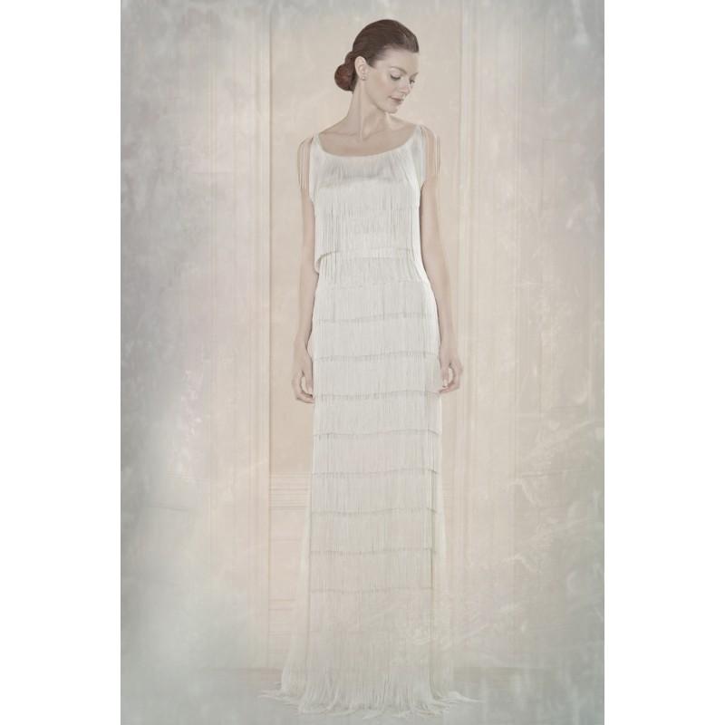 Свадьба - Charlie Brear Bridal 1970.3 FRINGE.CREPE. FRONT - Stunning Cheap Wedding Dresses