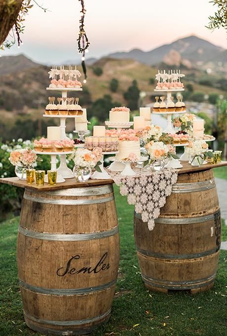 Mariage - BRIDES - 24 Creative Wedding Dessert Bar Ideas That Are...