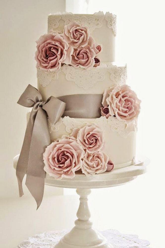 Hochzeit - 30 Beautiful Wedding Cakes The Best From Pinterest