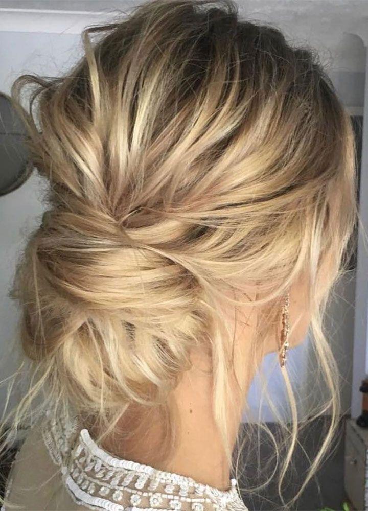 زفاف - Messy Updo Wedding Hair Inspiration