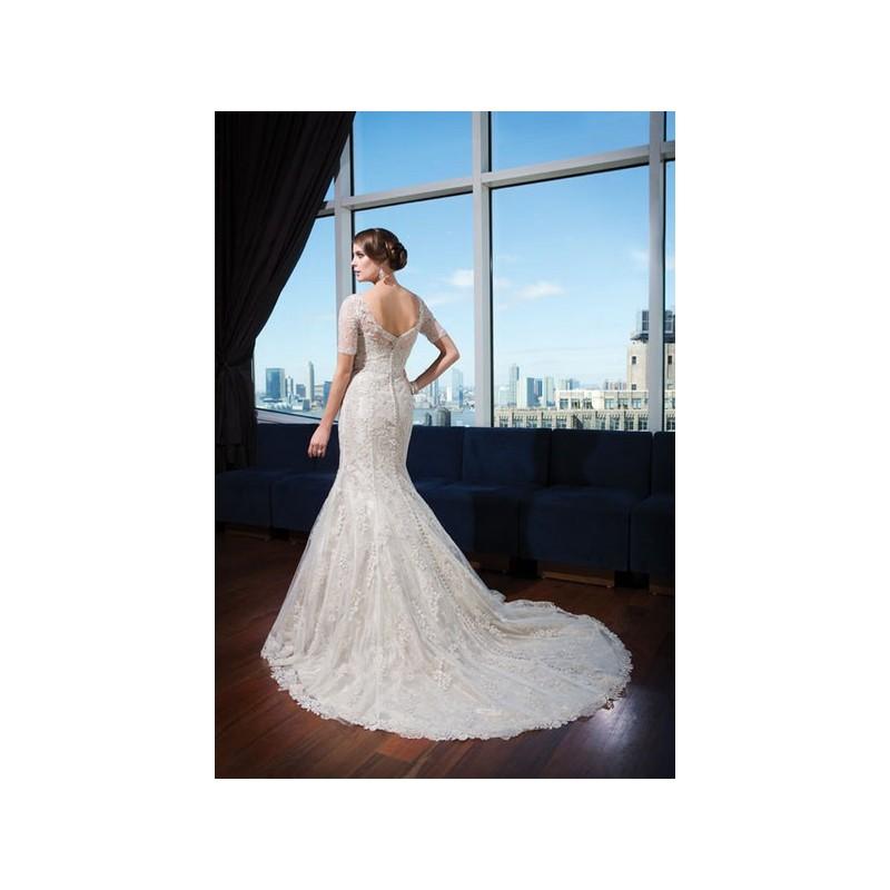 Свадьба - Vestido de novia de Justin Alexander Signature Modelo 9730_145 - 2014 Sirena Con mangas Vestido - Tienda nupcial con estilo del cordón