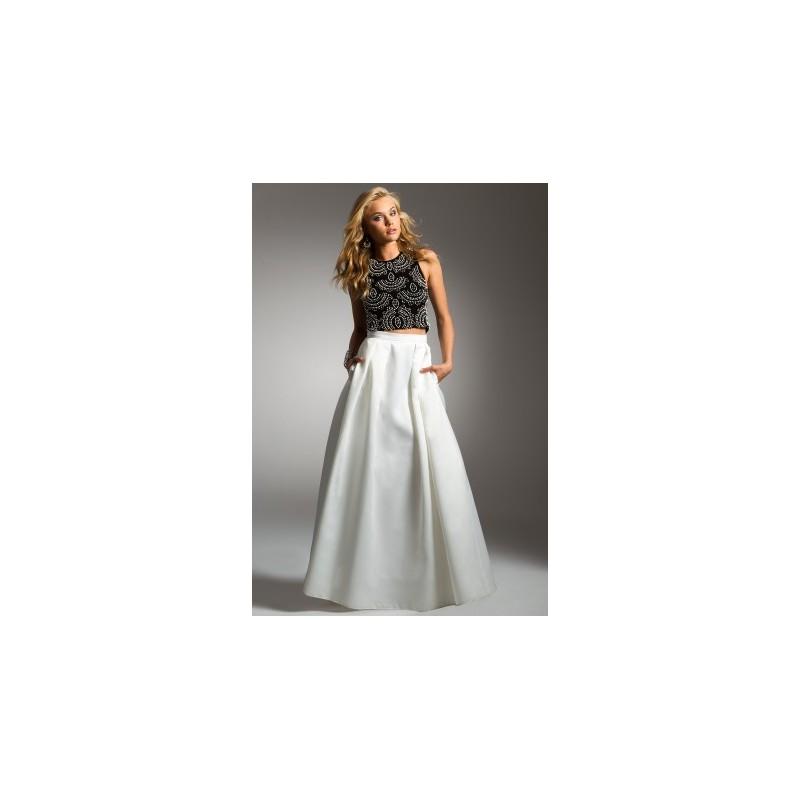 زفاف - Camille La Vie Two-Piece Dress with Beaded Top -  Designer Wedding Dresses