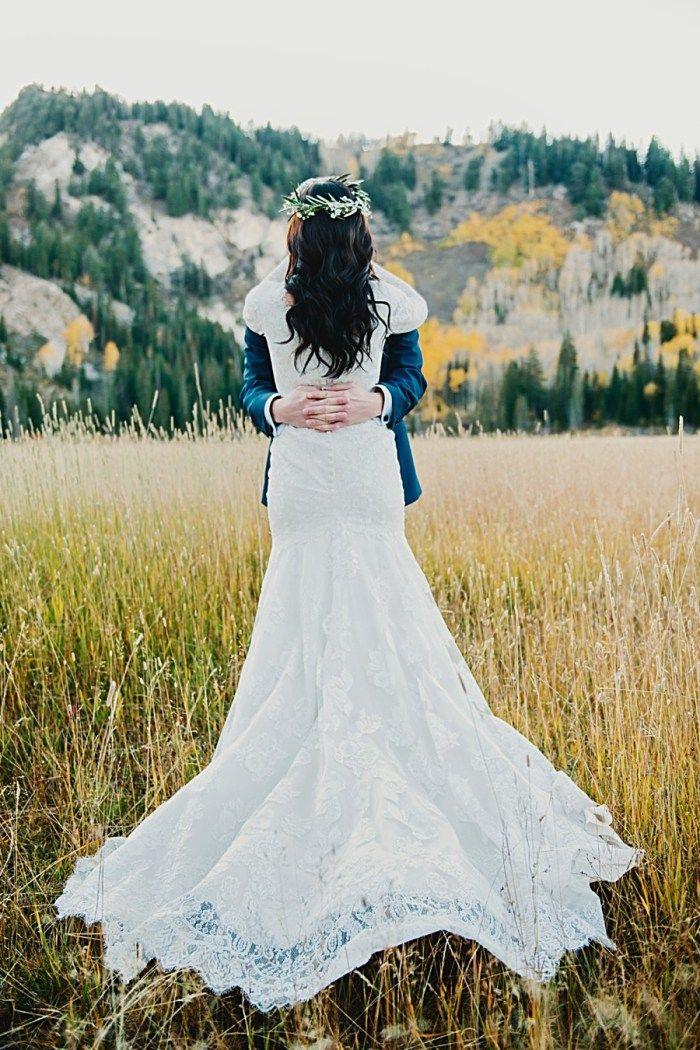 زفاف - Gorgeous Fall Bridals In The Utah Mountains