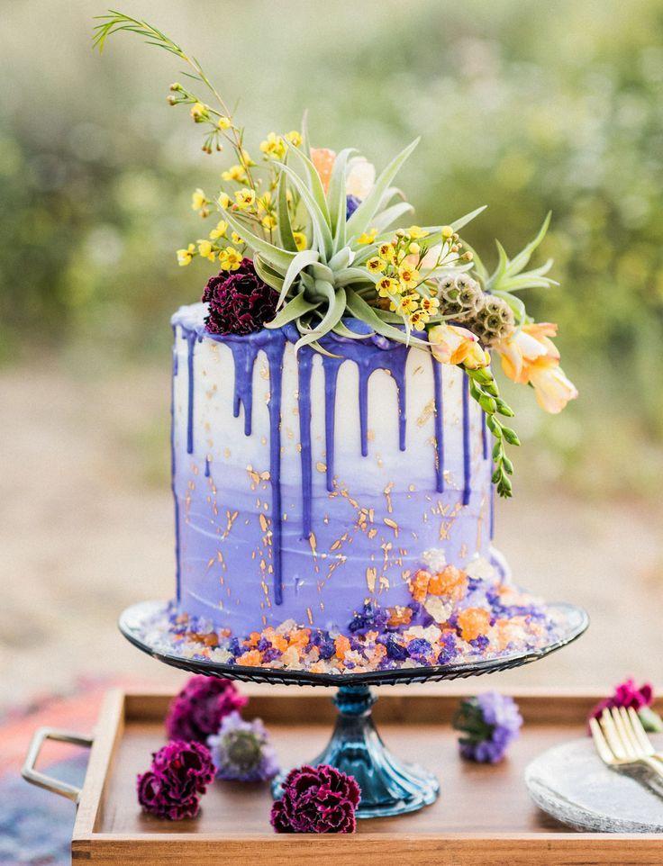 Wedding - Cosmic Bloom: Desert Wildflower Elopement Inspiration