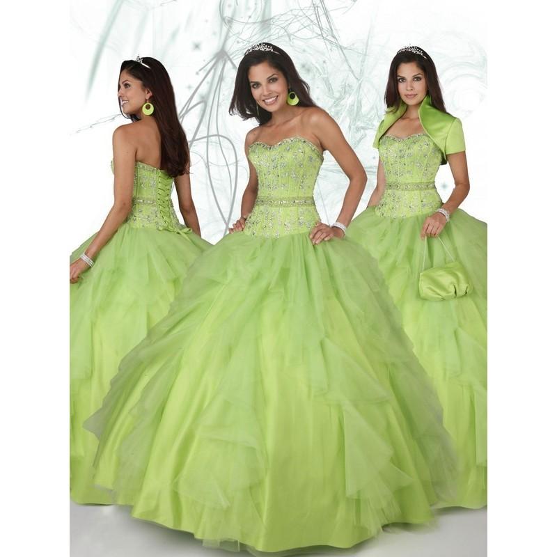 زفاف - Ball Gown Sweetheart Beading Floor-length Organza Prom Dresses In Canada Prom Dress Prices - dressosity.com