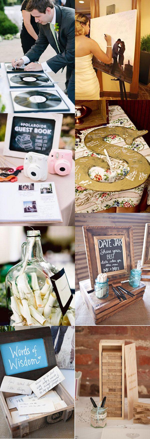 Свадьба - 23 Unique Wedding Guest Book Ideas For Your Big Day