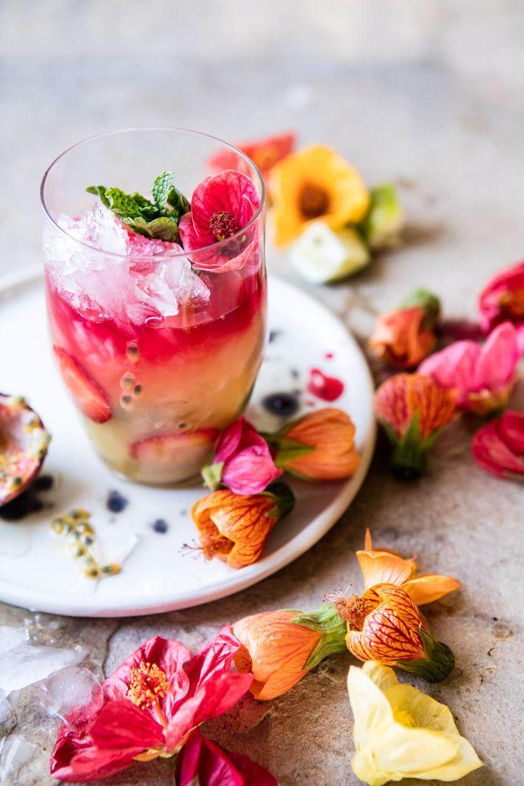 Hochzeit - Tropical Strawberry Hibiscus Rum Spitz