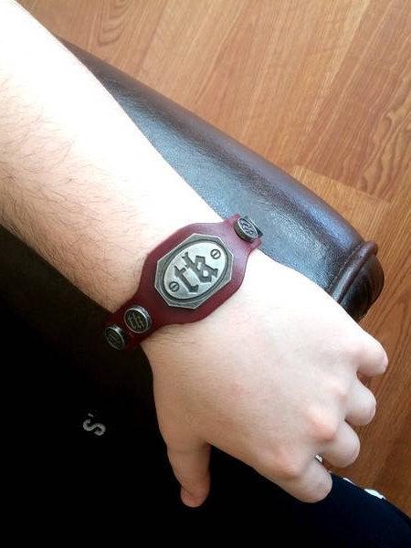 Mariage - Brown Leather Bracelet, Men Bracelet, Birthday Gift, Leather Wristband, Bracelets For Men, Christmas in July, Gift For Him, Parents Day Gift