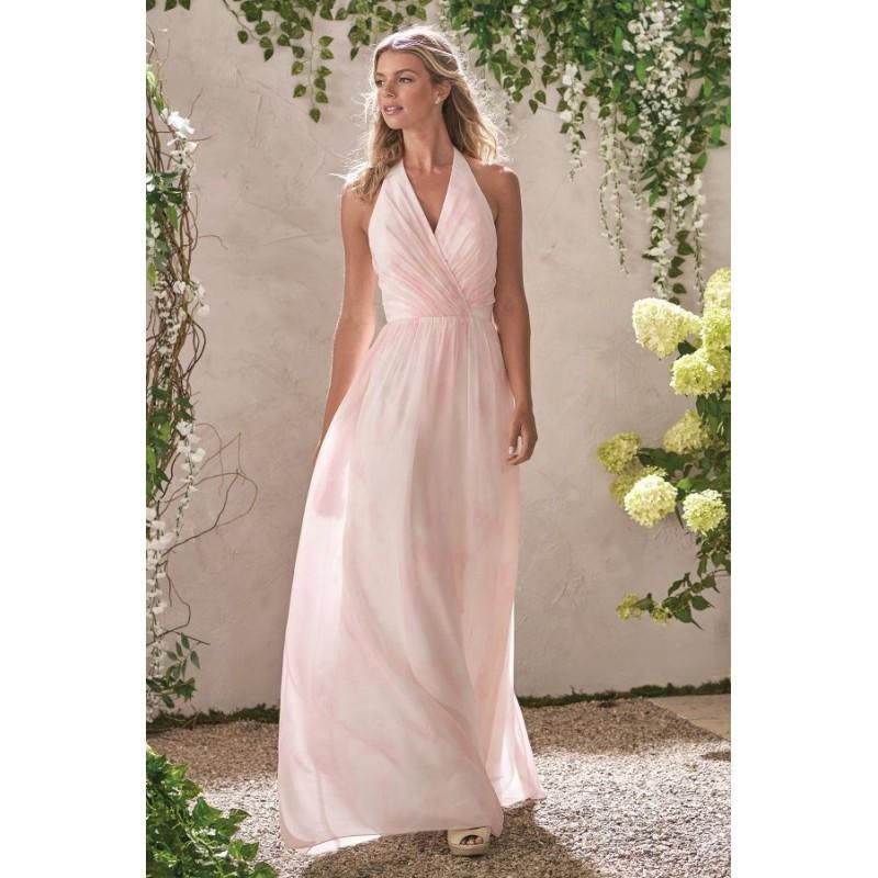 Hochzeit - Style B193014 by Jasmine B2 - Chiffon Floor Halterneck A-Line Jasmine B2 - Bridesmaid Dress Online Shop