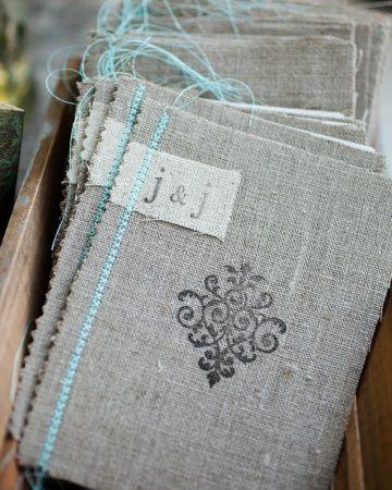 Свадьба - Wedding Stationery Inspiration: Stitched   Embroidered
