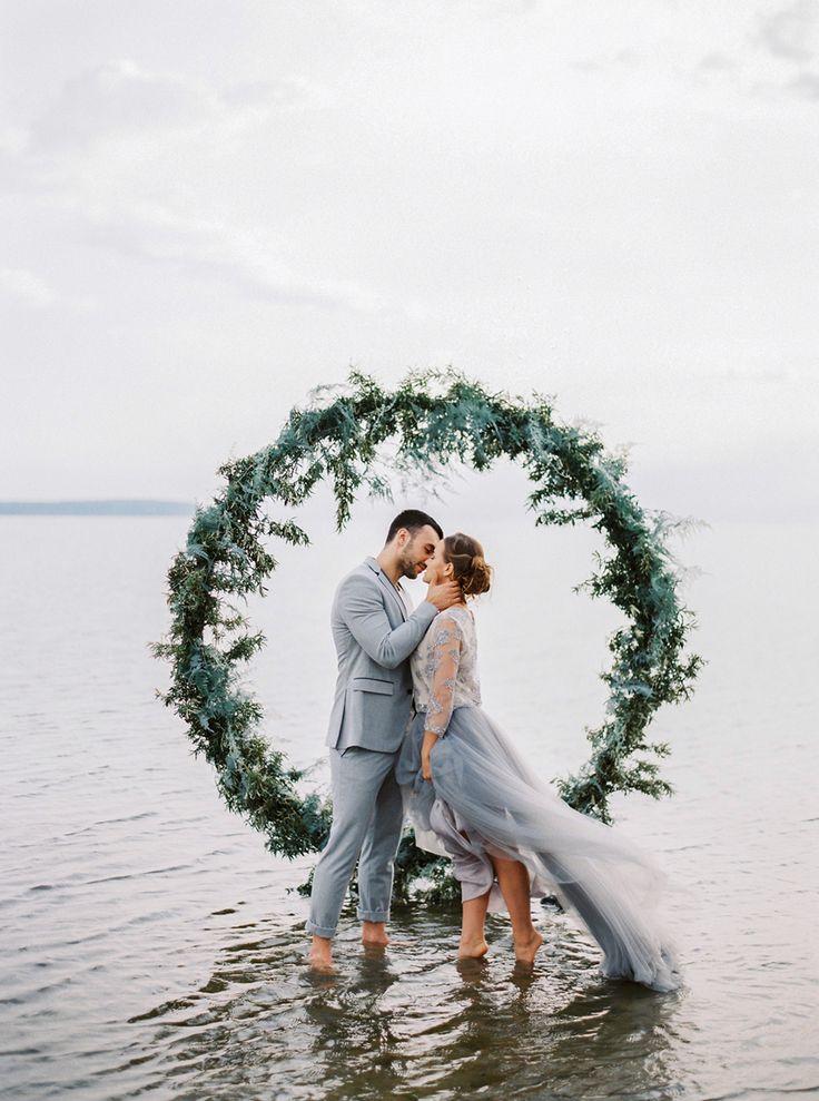 Hochzeit - Calming Baltic Sea Wedding Inspiration