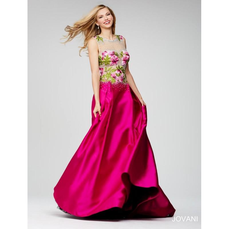 زفاف - Fuchsia Sugarplum Jovani Prom 24915 Jovani Prom - Top Design Dress Online Shop