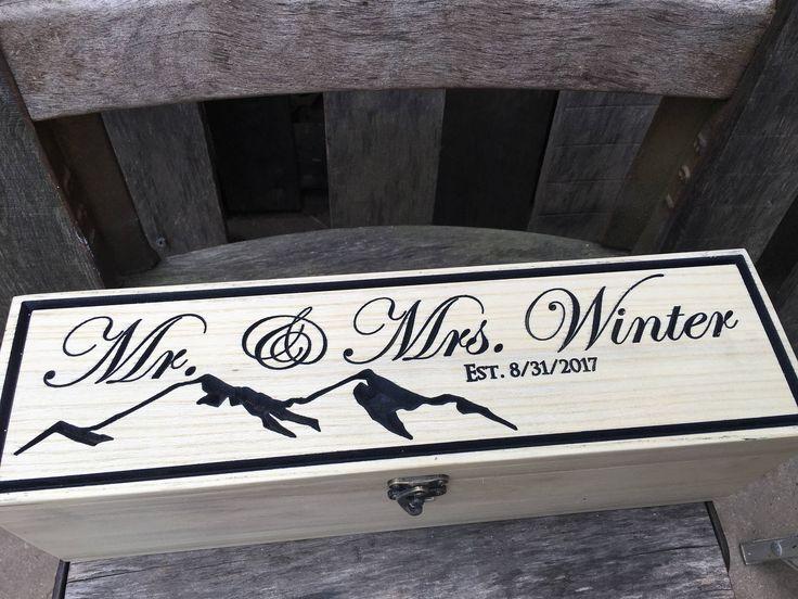 Mariage - Wine Box- Wine Bottle Holder- First Fight Box- Couples Gift- Wedding Gift- Gift For Them- Bridal Gift- Wine Holder- Wedding Ceremony