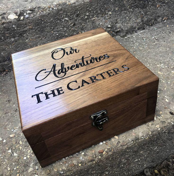 Mariage - Walnut Box - Adventure Box - Wedding Gift - Gift For Him - Gift For Her - Gift For Men - Bridal Shower Gift - 5th Anniversary Gift