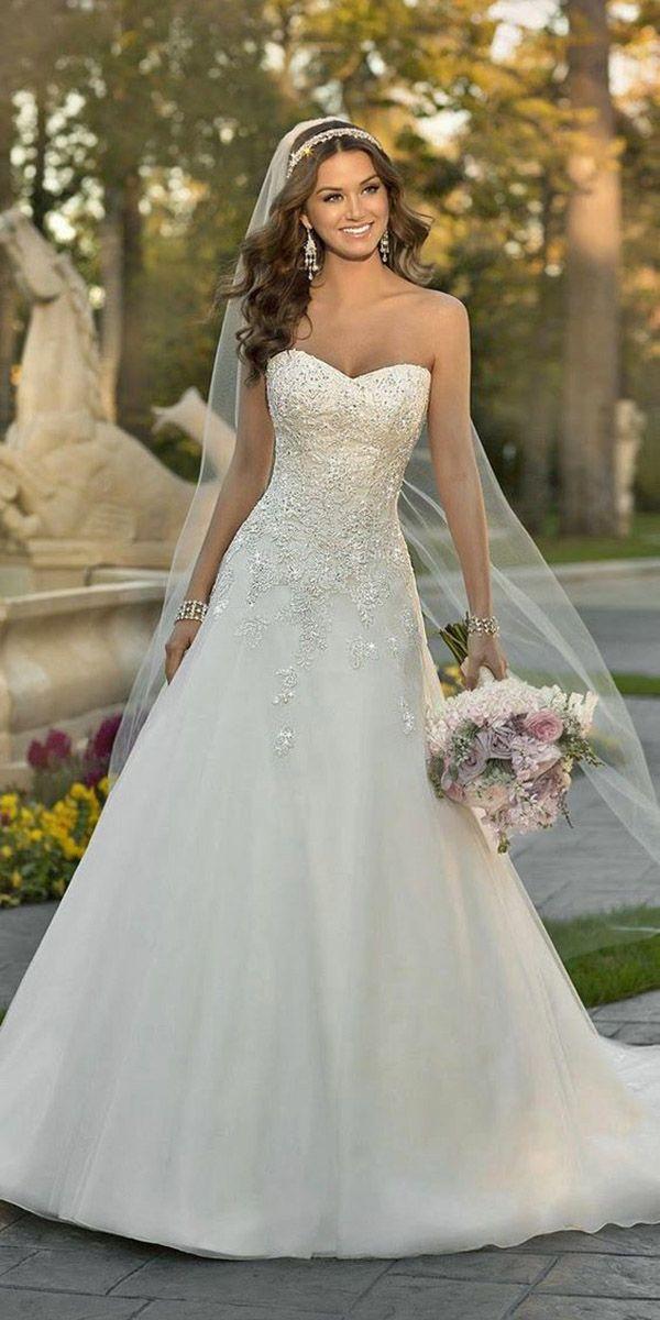 Свадьба - 36 Gorgeous A Line Wedding Dresses