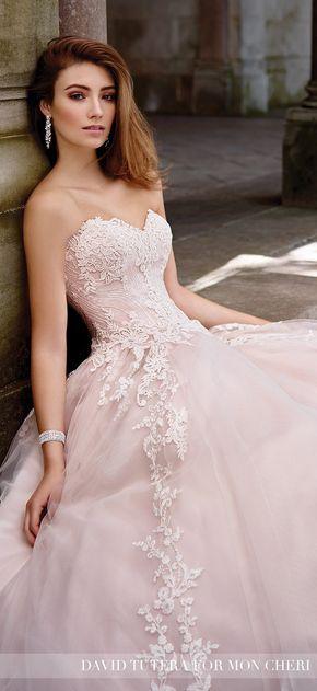 Wedding - Strapless Full A-Line Wedding Dress- 117267 Topaz- David Tutera