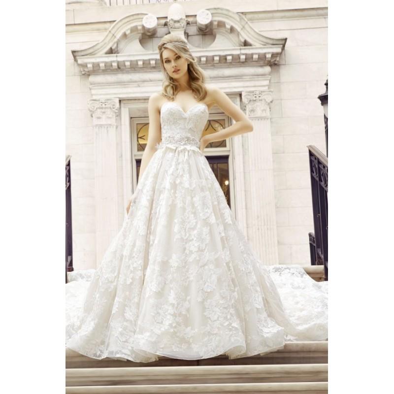 زفاف - Style D8125 by Val Stefani - Sweetheart Floor length Ballgown Lace Sleeveless Dress - 2017 Unique Wedding Shop