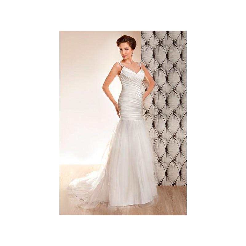 Mariage - Vestido de novia de OreaSposa Modelo L676 - 2014 Evasé Tirantes Vestido - Tienda nupcial con estilo del cordón