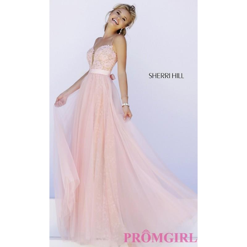 زفاف - Floor Length Sweetheart Sherri Hill Dress - Discount Evening Dresses 