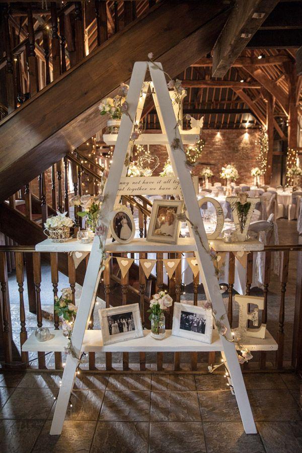 Wedding - 25 Perfect Wedding Decoration Ideas With Vintage Ladders