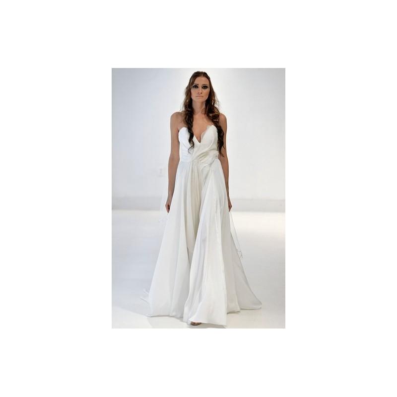 Hochzeit - Carol Hannah Fall 2015 Dress 7 - Sweetheart White Carol Hannah Full Length Fall 2015 A-Line - Nonmiss One Wedding Store