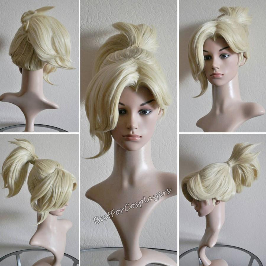 Mariage - Mercy Wig. Overwatch Cosplay. 
