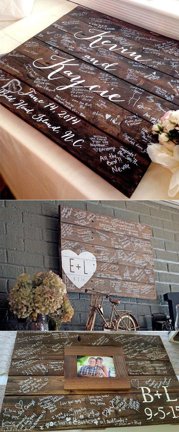 Mariage - 20 Must-See Non-Traditional Wedding Guest Book Alternatives