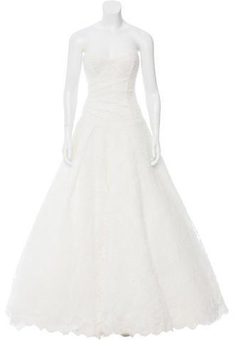 زفاف - Monique Lhuillier Amore Lace Wedding Gown