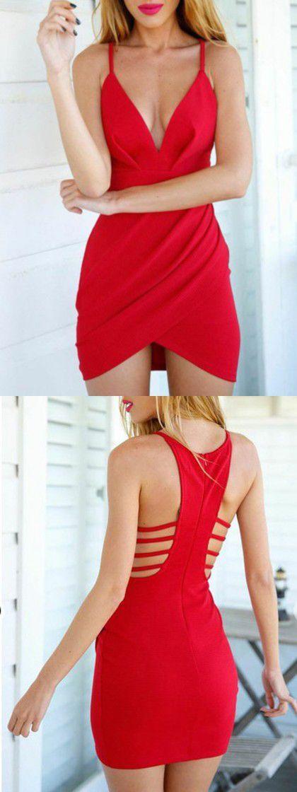 Mariage - Red Homecoming Dress,Homecoming Dr