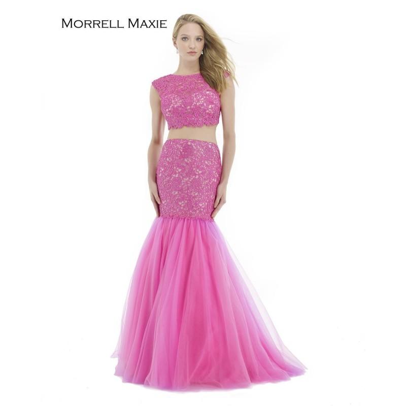 Mariage - Morrell Maxie 15139 White/Nude,Violet/Nude,Aqua/Nude Dress - The Unique Prom Store