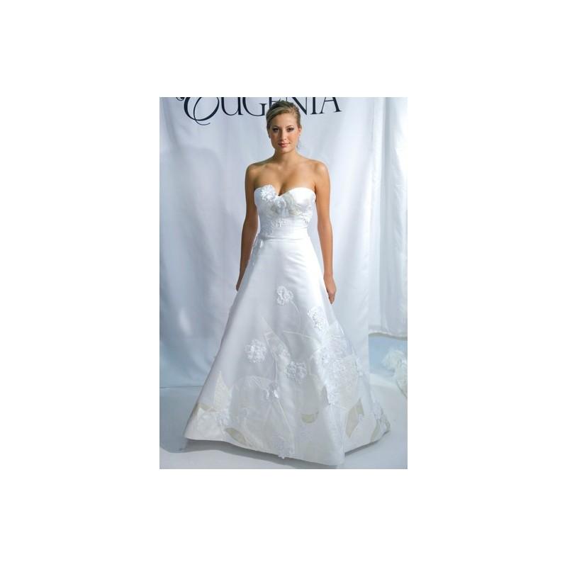 زفاف - Eugenia FW12 Dress 4 - Full Length A-Line Eugenia Couture White Sweetheart Fall 2012 - Nonmiss One Wedding Store