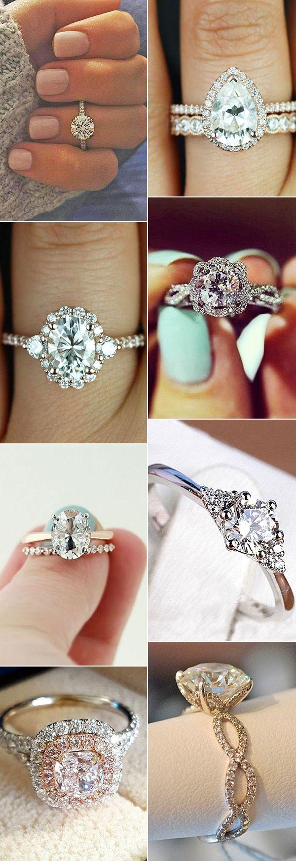 Wedding - 20 Amazing Wedding Engagement Rings For 2017 Trends