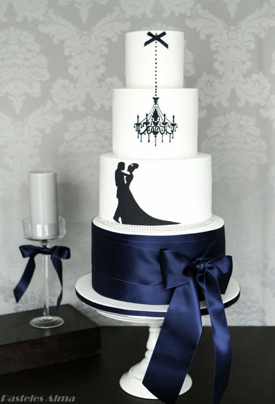 زفاف - Top 19 Elegant Black Cake For Halloween Wedding – Easy Party Design Decor Project