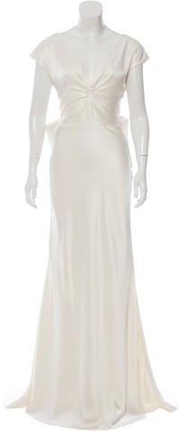 Mariage - Nicole Miller Cassandra Silk Wedding Gown w/ Tags