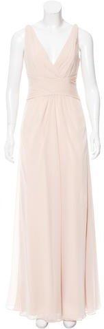 Mariage - Monique Lhullier Bridesmaids Pleated Sleeveless Gown