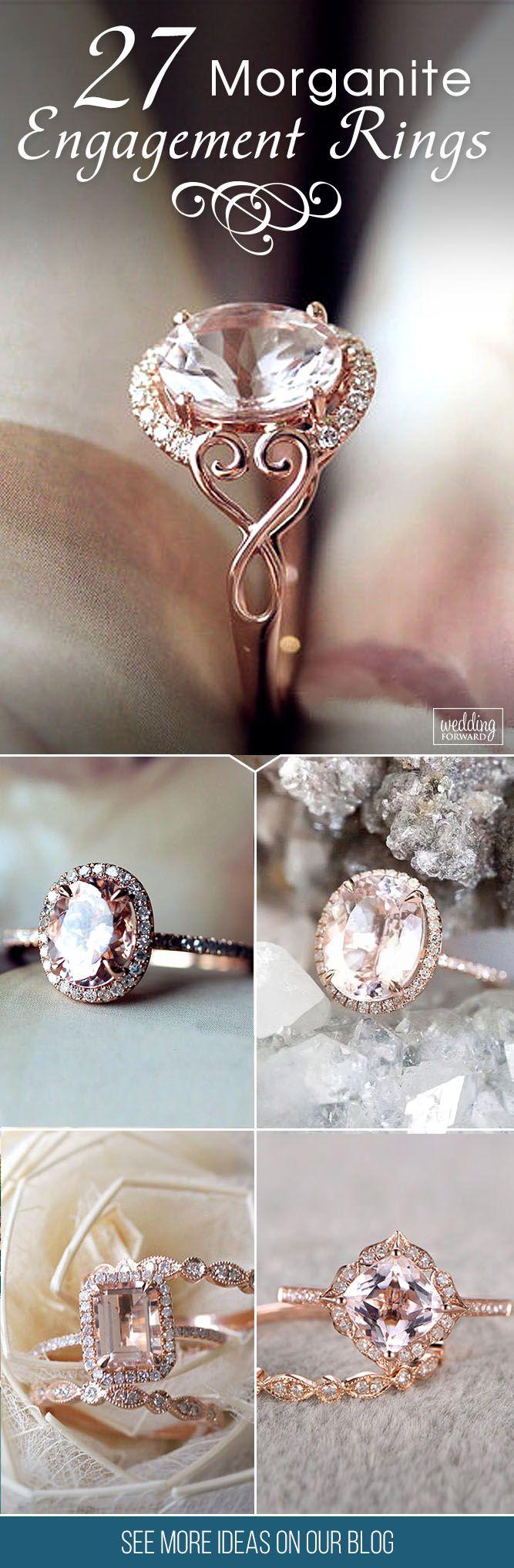 Wedding - 27 Morganite Engagement Rings We Are Obsessed With