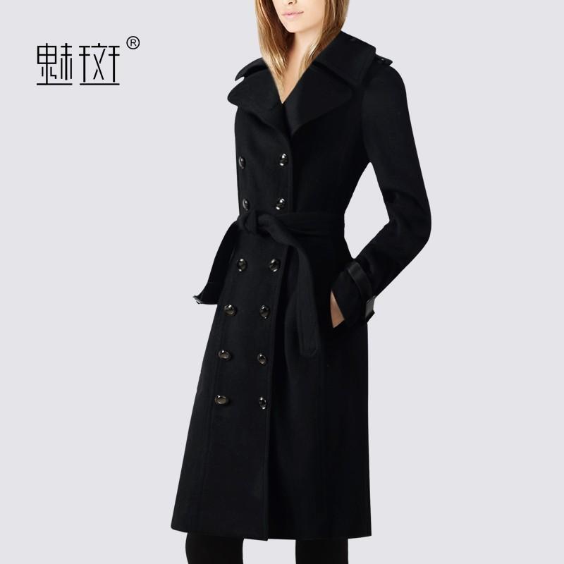 زفاف - 2017 years new slim coat woolen cloth women's long wool coat woolen overcoat women - Bonny YZOZO Boutique Store
