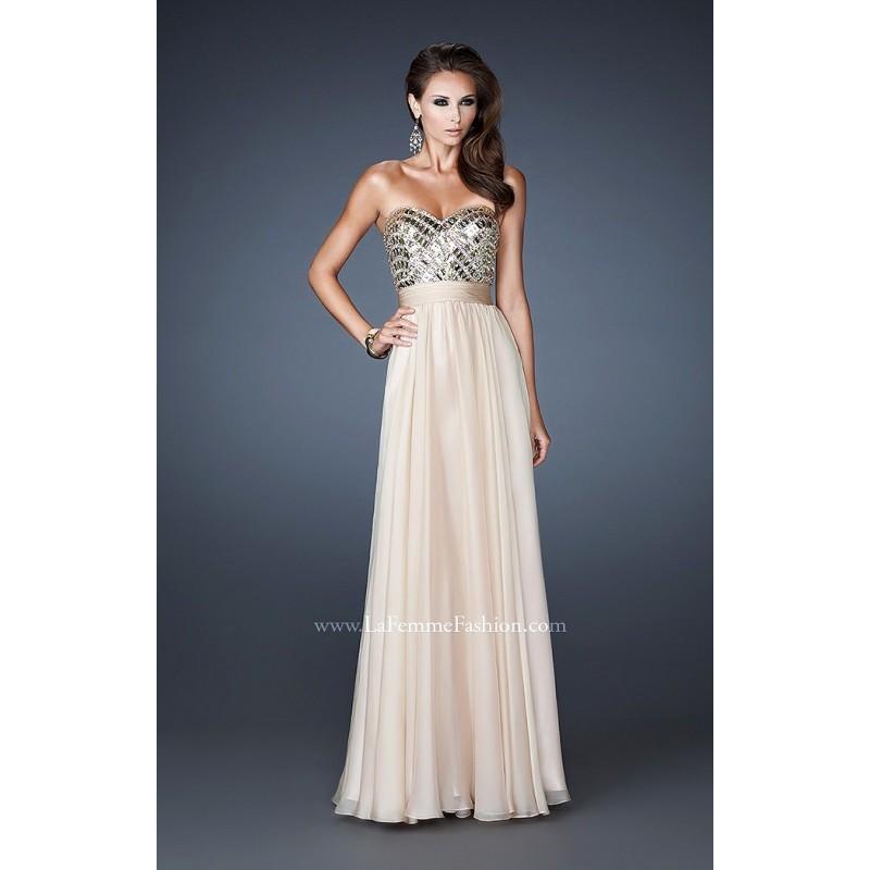 Wedding - Apricot La Femme 18518 - Chiffon Dress - Customize Your Prom Dress