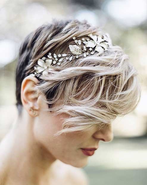 Hochzeit - 31 Wedding Hairstyles For Short To Mid Length Hair