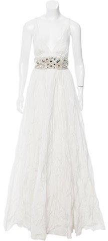 Mariage - Nicole Miller Zoe Embellished Wedding Gown w/ Tags