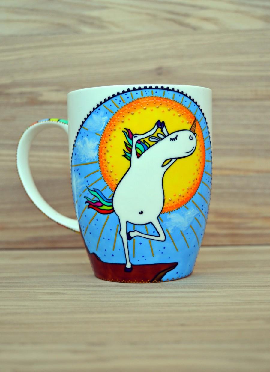 زفاف - Gift for yogi Yoga mug Unicorn gift Yogi gift Yoga instructor mug Unicorn mug Coffee mug Funny mug Gift for her Yoga gift Yoga teacher gifts