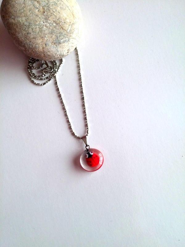 زفاف - Ladybug Necklace, Women Necklace, Ladybug Charm Necklace, Insect Jewelry, Ladybug Jewelry, Gift For Her, Ladybird Necklace