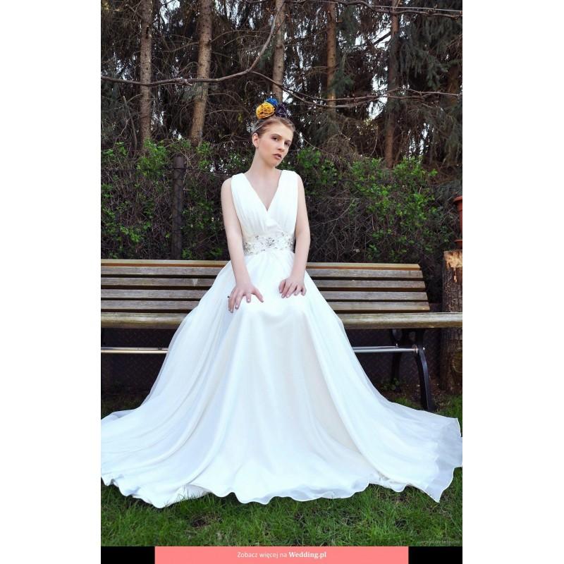 زفاف - Lina Becker - 5139 2013 Floor Length V-neck A-line Sleeveless Long - Formal Bridesmaid Dresses 2017