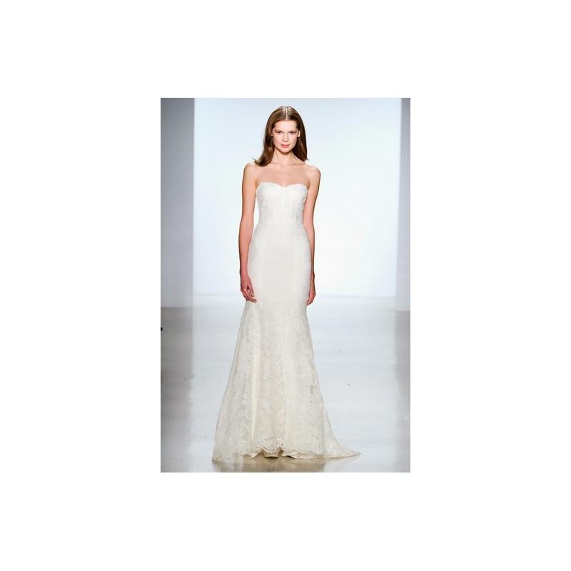 زفاف - Christos SP14 Dress 13 - Full Length Fit and Flare Sweetheart White Spring 2014 Christos - Nonmiss One Wedding Store