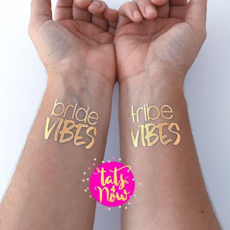 Mariage - Bride Vibes Bachelorette Party Tattoos