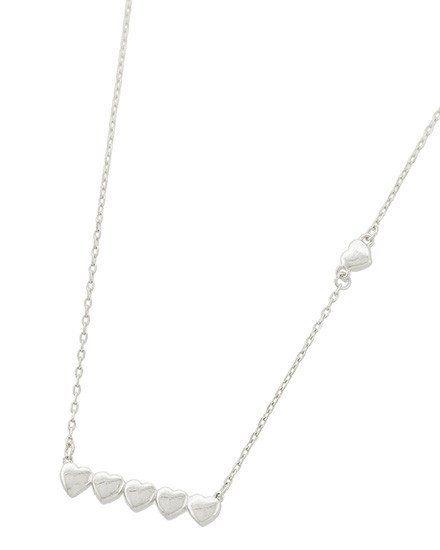 Wedding - Sterling Silver Heart Journey Necklace