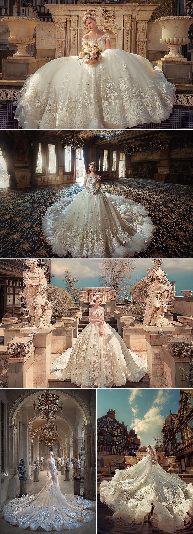 Свадьба - 37 Jaw-Droppingly Beautiful Gowns For A Ballroom Wedding