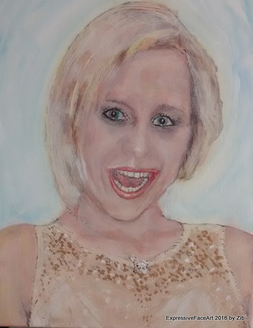 Wedding - Expressive Face Art - Custom Portrait Paintings from Photographs. Gift to remember a special day!